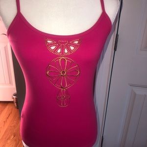 LUCY NWOT Workout tank/cami. Fab pink color. Sz S